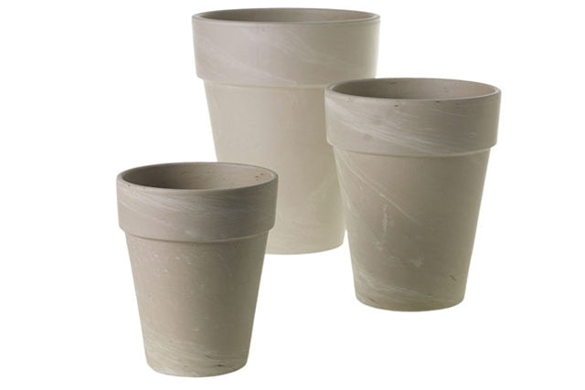 Pierson Clay Planter with Drainage | 10 inch Diameter — empty planter, studio photo — planter for sale by Promise Supply for delivery and pickup in Toronto.