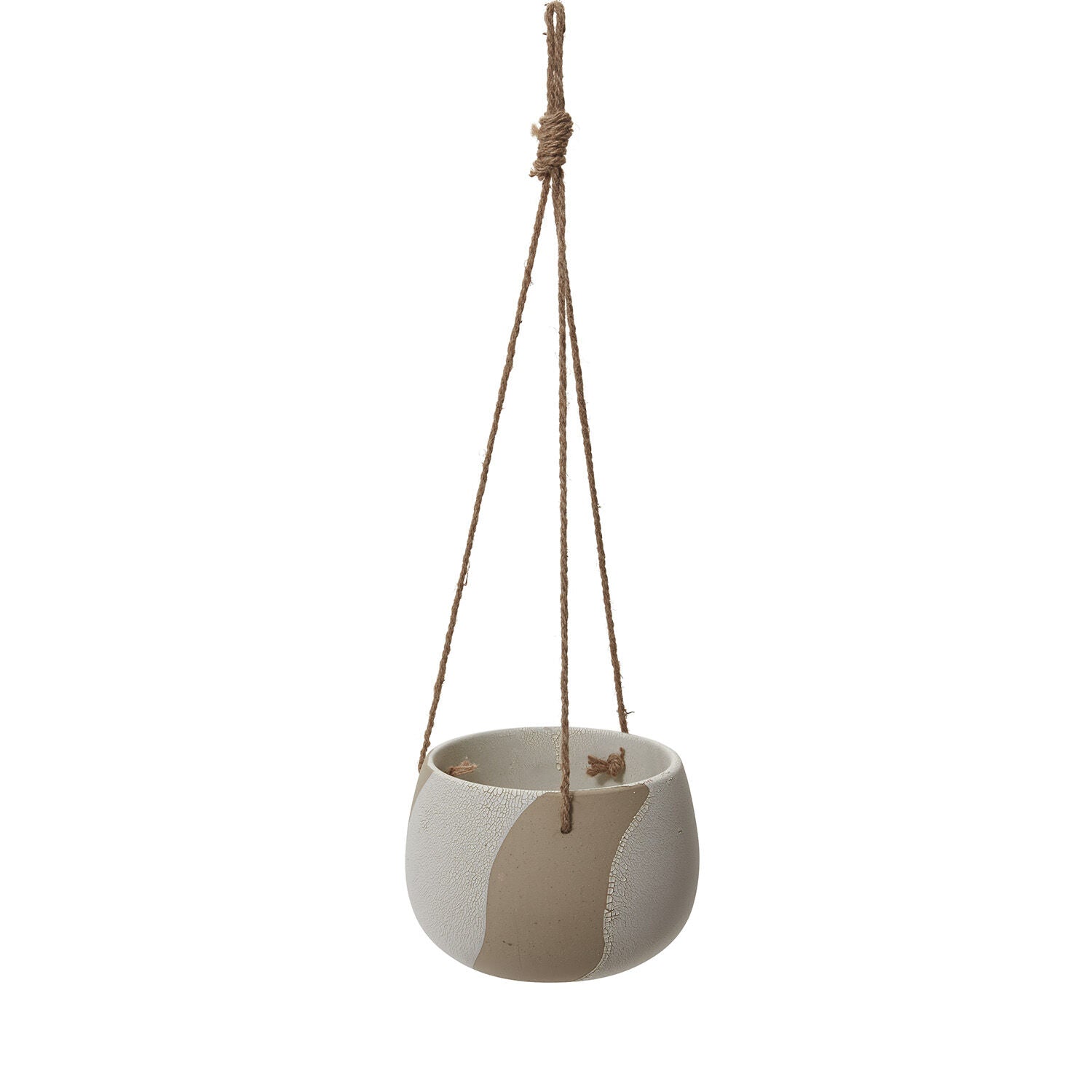 Calliope Hanging Pot | 6 inch Nursery Pot — empty planter, studio photo — planter for sale by Promise Supply for delivery and pickup in Toronto.