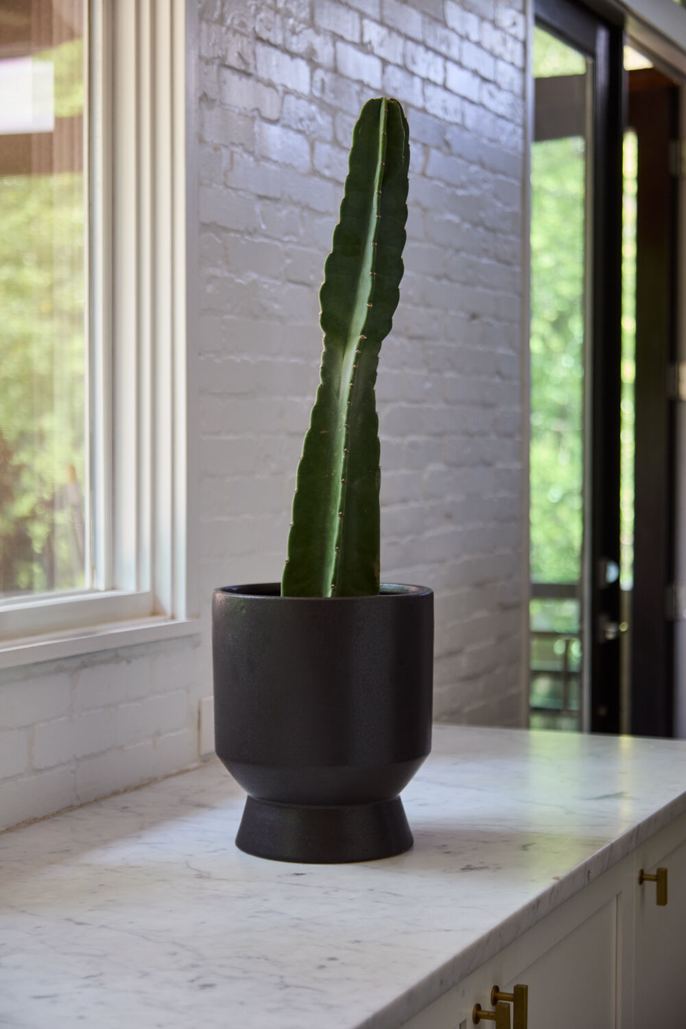 Elliott Pedestal Planter | 10 inch Nursery Pot — empty planter, studio photo — planter for sale by Promise Supply for delivery and pickup in Toronto.