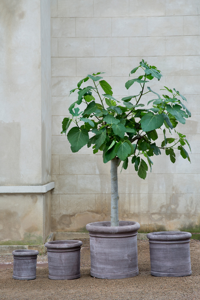 Bergs Potter Cilindro Pot with Drainage | 24.4 Inch Diameter — empty planter, outdoor setting — planter for sale by Promise Supply for delivery and pickup in Toronto.