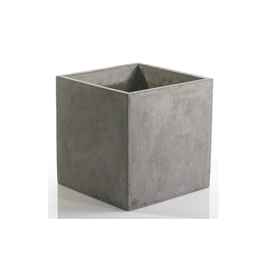Newport Concrete Cube Planter Fits up to 16-17 inch Nursery Pot