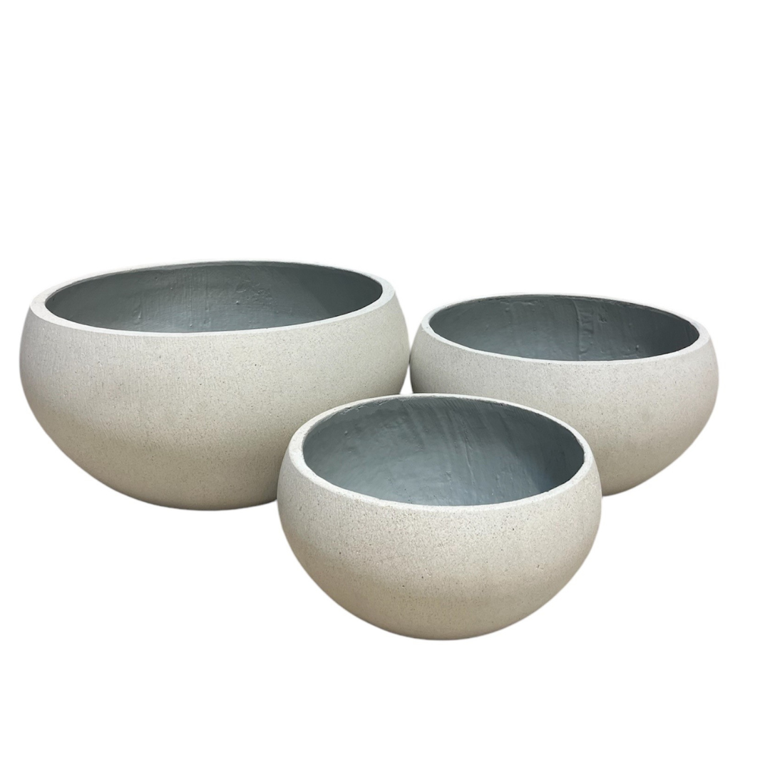 Ficonstone Planter Bowl | 16 x 8 inches — empty planter, studio photo — planter for sale by Promise Supply for delivery and pickup in Toronto.