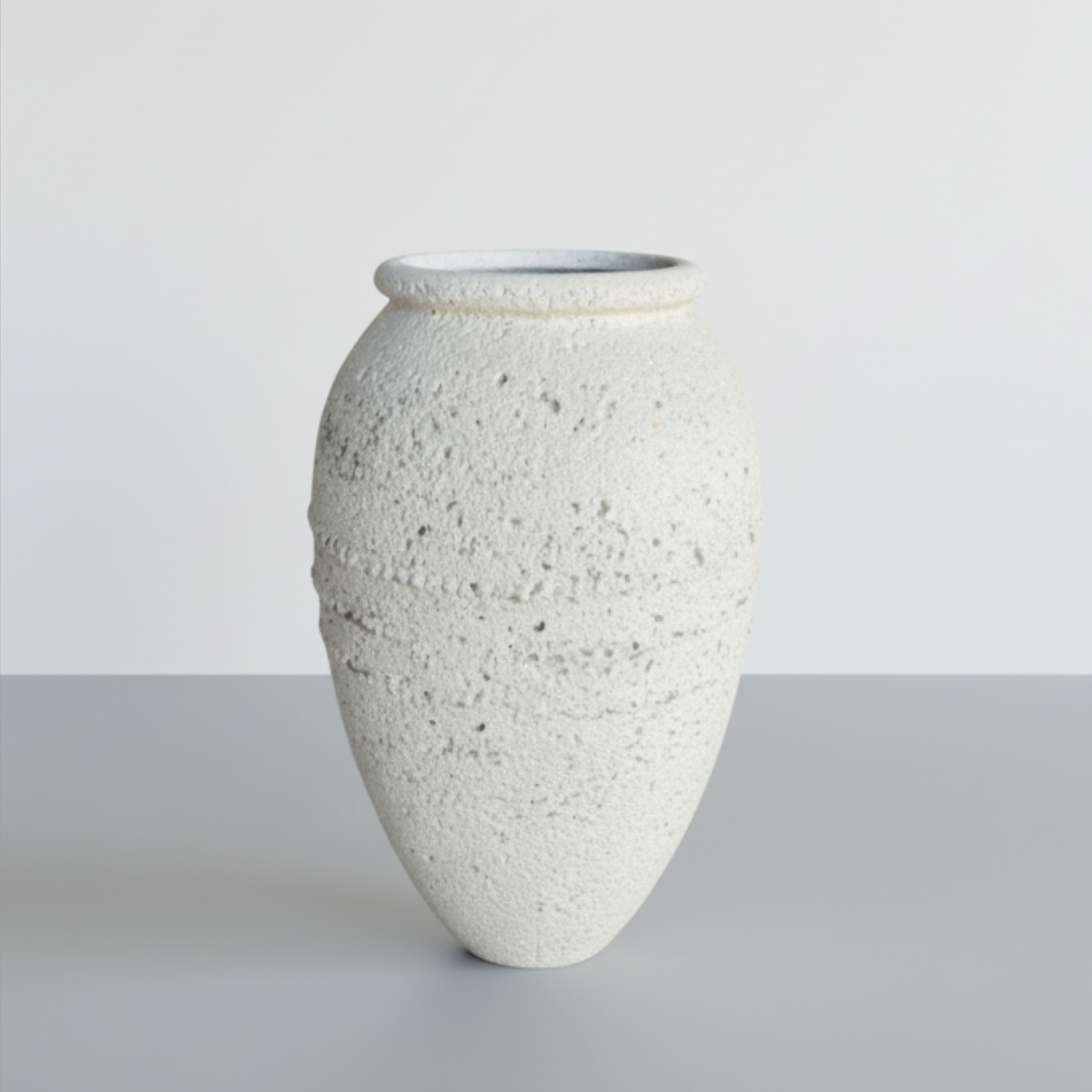 Ficonstone Textured Amphora in Ivory | 15.7 x 26.7 inches