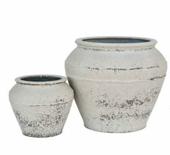 Ficonstone Lined Urn Planter | 10 inch Diameter — empty planter, studio photo — planter for sale by Promise Supply for delivery and pickup in Toronto.
