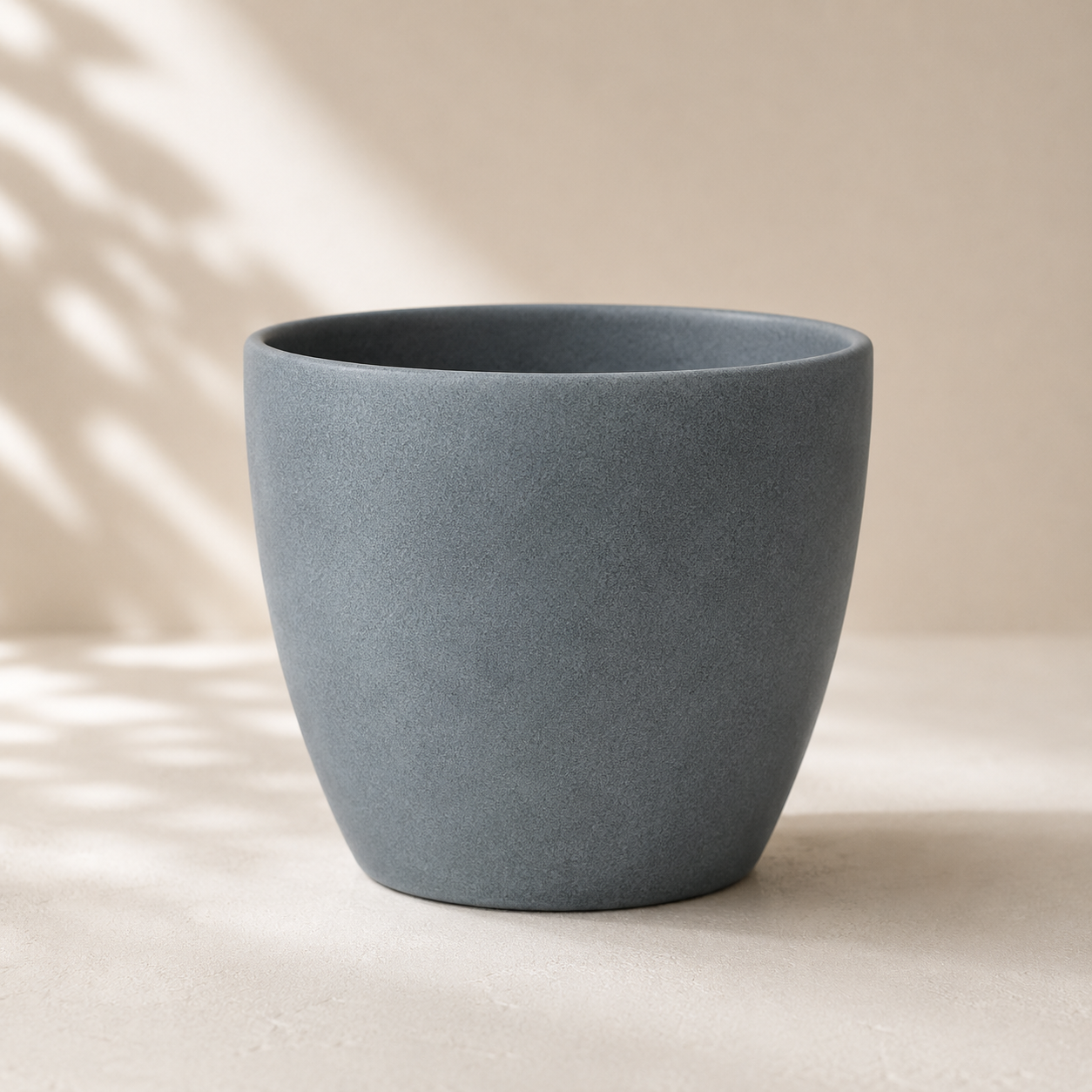 Dark Stone Ceramic Planter | 10 inch Nursery Pot