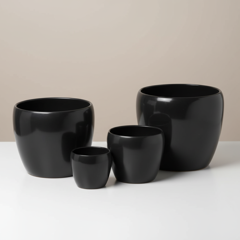 Corban Ceramic Planter | 5 inch Nursery Pot