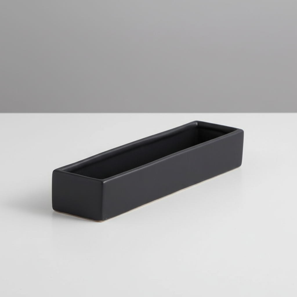 Urban Trough Planter | 3 x 14 inches — empty planter, studio photo — planter for sale by Promise Supply for delivery and pickup in Toronto.