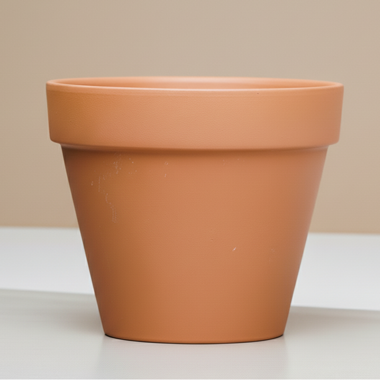 Standard Clay Planter with Drainage | 15.5 inch Diameter — empty planter, studio photo — planter for sale by Promise Supply for delivery and pickup in Toronto.