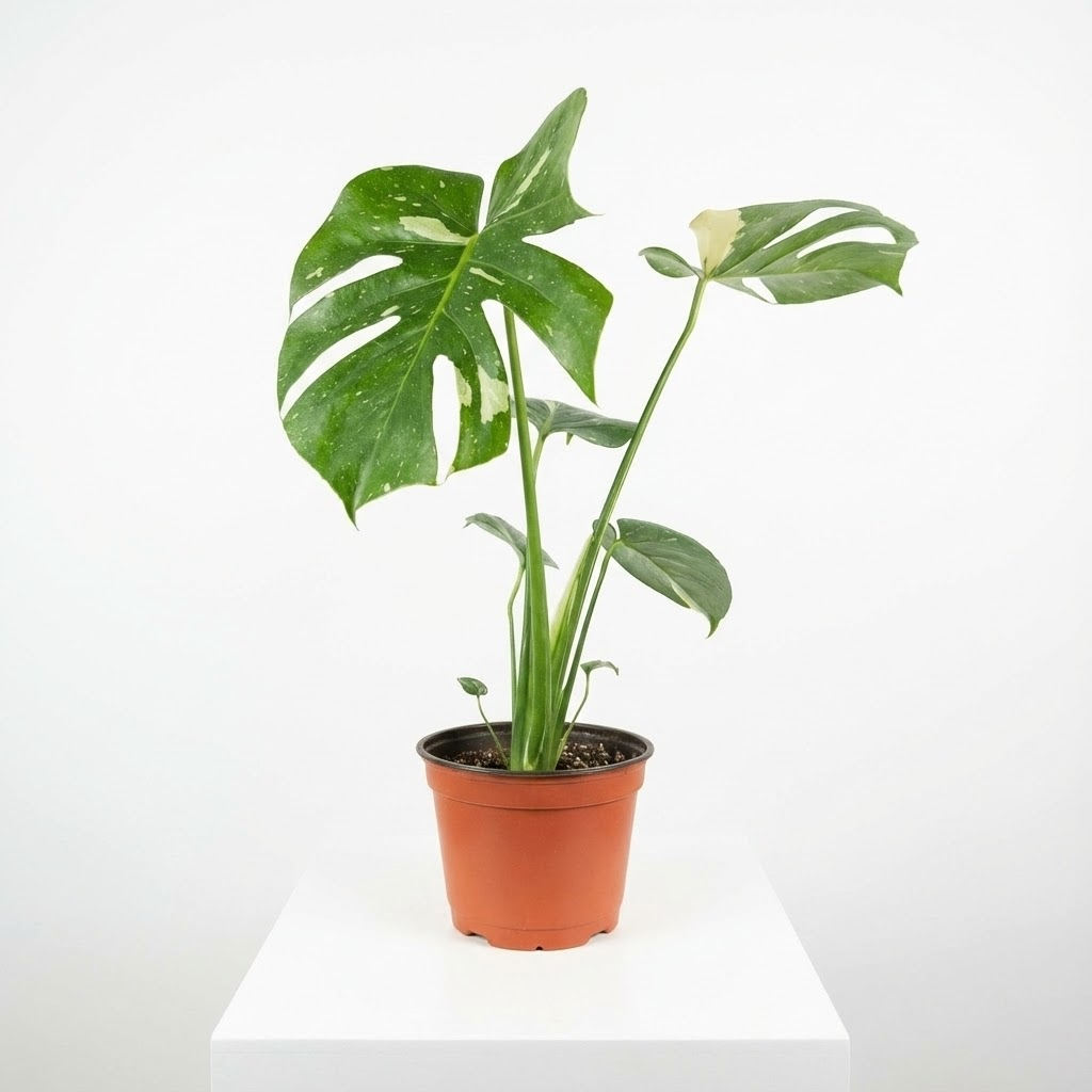 Variegated Monstera: Monstera deliciosa 'Thai Constellation' - 6 inch pot