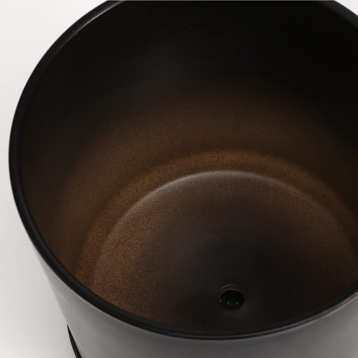 The Fourteen Ceramic Cylinder Planter with Drainage and Tray | 14 inch Nursery Pot