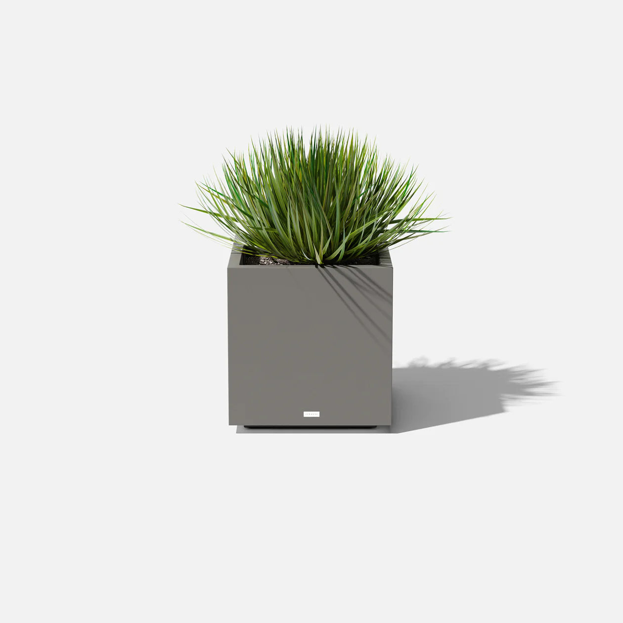 Block Cube Planter | Medium — empty planter, studio photo — planter for sale by Promise Supply for delivery and pickup in Toronto.