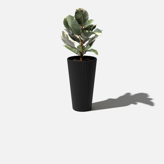 Mason Tall Demi Planter | 26 inch — empty planter, tall cylinder planter, studio photo — planter for sale by Promise Supply for delivery and pickup in Toronto.