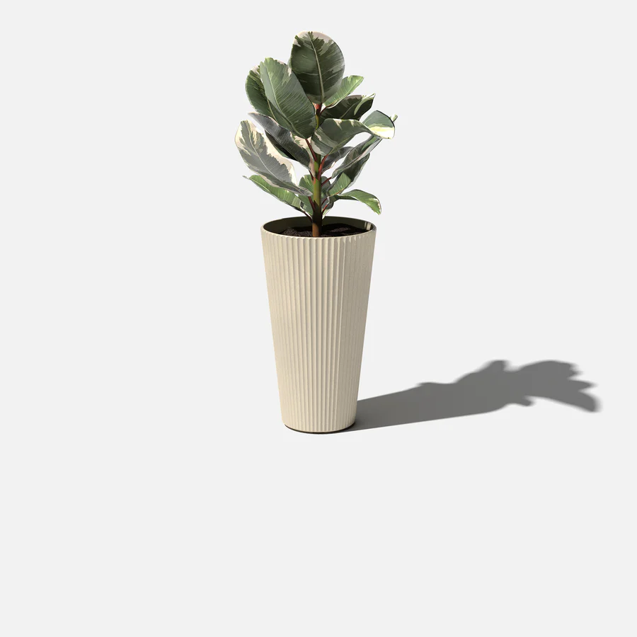 Mason Tall Demi Planter | 26 inch — empty planter, tall cylinder planter, studio photo — planter for sale by Promise Supply for delivery and pickup in Toronto.