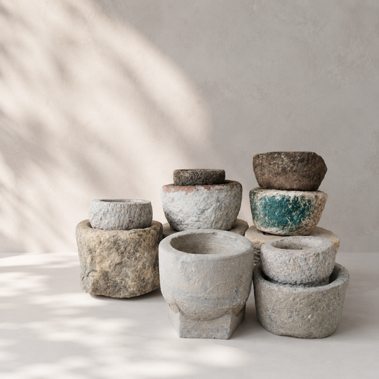 Vintage Stone Mortar | Various Sizes