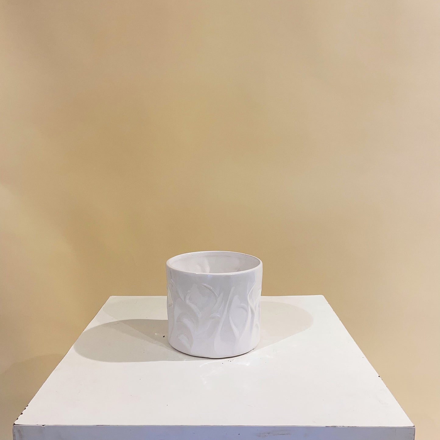 Musta White Planter Fits up to 2.5 inch Nursery Pot