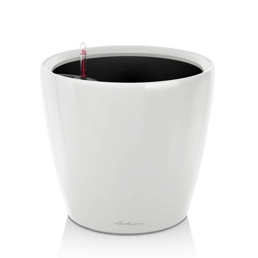 LECHUZA CLASSICO LS Poly Resin | Round Plant Pot — empty planter, studio photo — planter for sale by Promise Supply for delivery and pickup in Toronto.