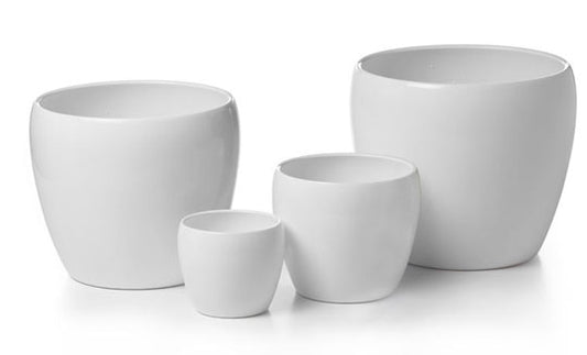 Corban Ceramic Planter | 5 inch Nursery Pot — empty planter, ceramic planter, studio photo — planter for sale by Promise Supply for delivery and pickup in Toronto.