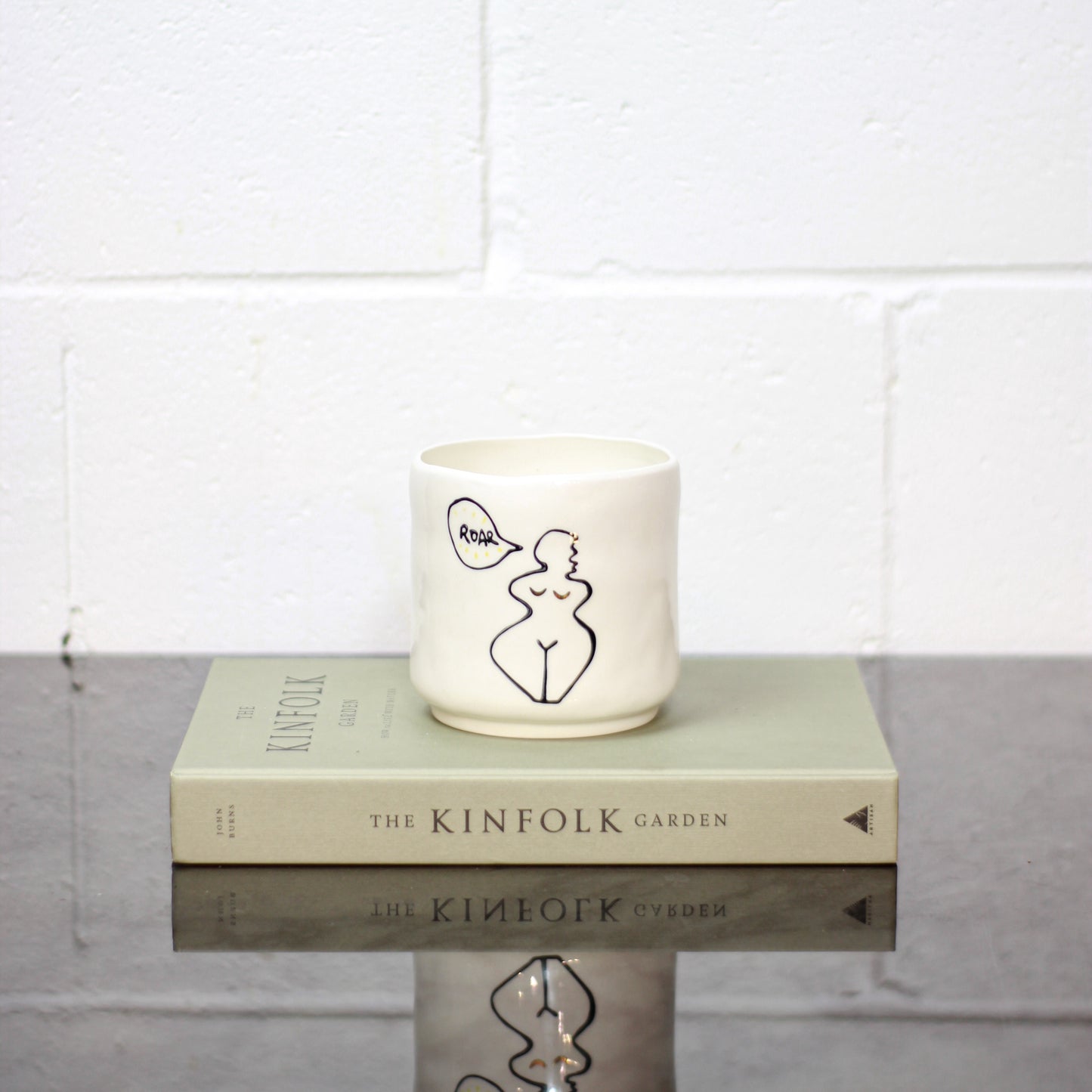 Hear Me Roar Ceramic Planter | 4 inch Nursery Pot