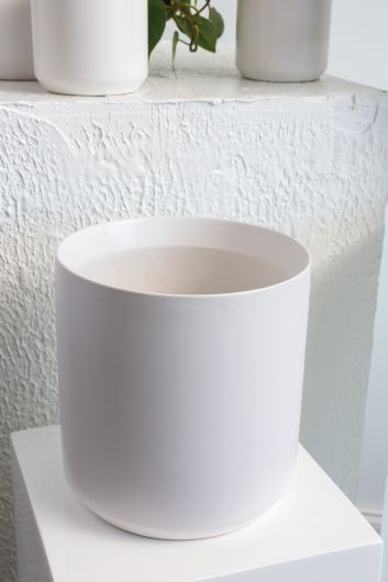 Kendall Ceramic Pot | 8 inch Nursery Pot — empty planter, ceramic planter, studio photo — planter for sale by Promise Supply for delivery and pickup in Toronto.