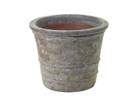 Odessa Granite Planter | 12 inch Nursery Pot — empty planter, studio photo — planter for sale by Promise Supply for delivery and pickup in Toronto.