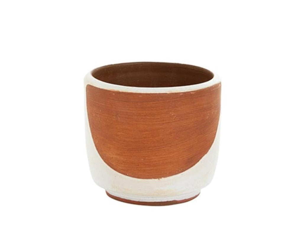 Sonora Brown Planter | 5 inch Nursery Pot — empty planter, studio photo — planter for sale by Promise Supply for delivery and pickup in Toronto.