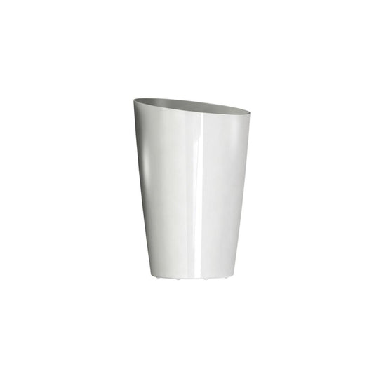 Mirage White Self-Watering Planter | 12 inch Diameter — empty planter, studio photo — planter for sale by Promise Supply for delivery and pickup in Toronto.