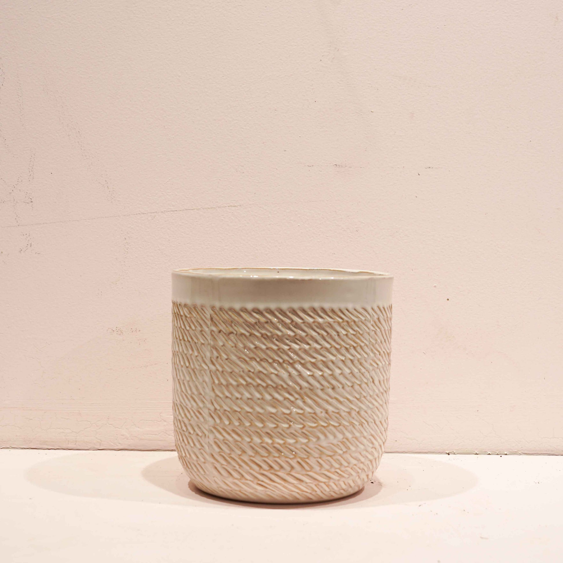 Wheatfield Pot | 6 inch Nursery Pot — empty planter, studio photo — planter for sale by Promise Supply for delivery and pickup in Toronto.