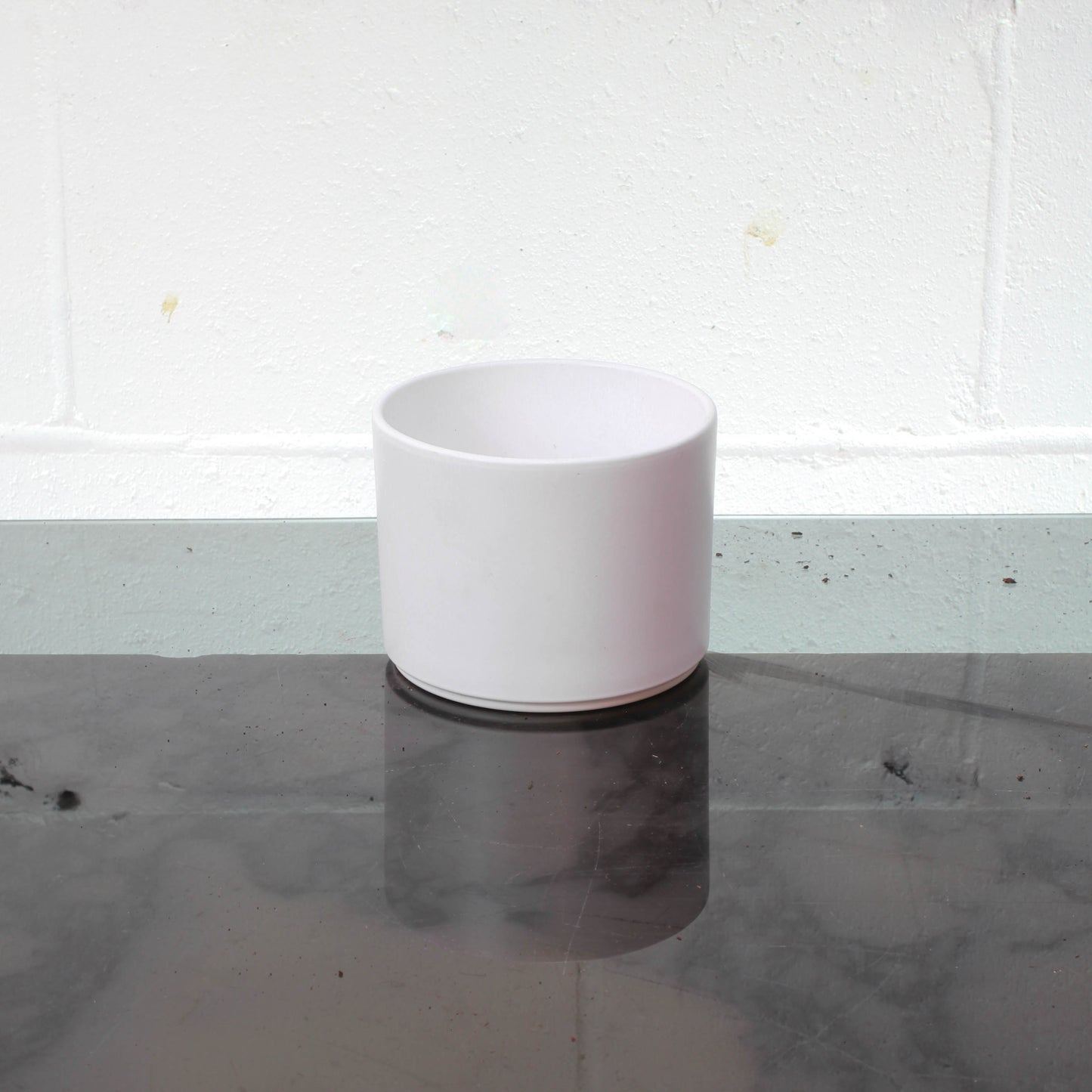 Pillar Ceramic Pot | 4 inch Nursery Pot — empty planter, ceramic planter, studio photo — planter for sale by Promise Supply for delivery and pickup in Toronto.