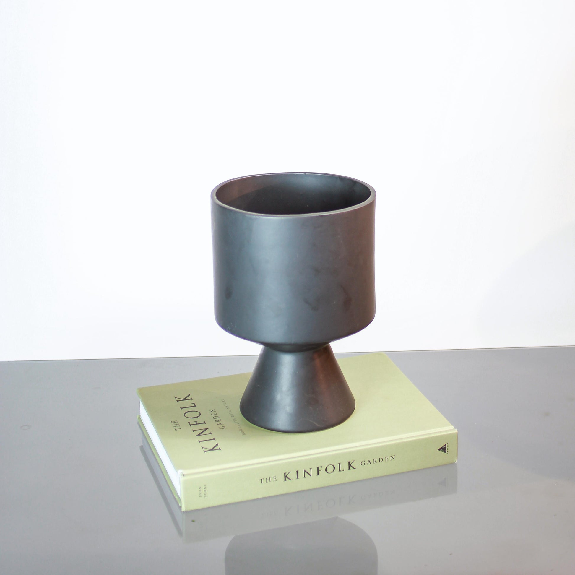 De Vil Planter | 6 inch Nursery Pot — empty planter, tall cylinder planter, studio photo — planter for sale by Promise Supply for delivery and pickup in Toronto.