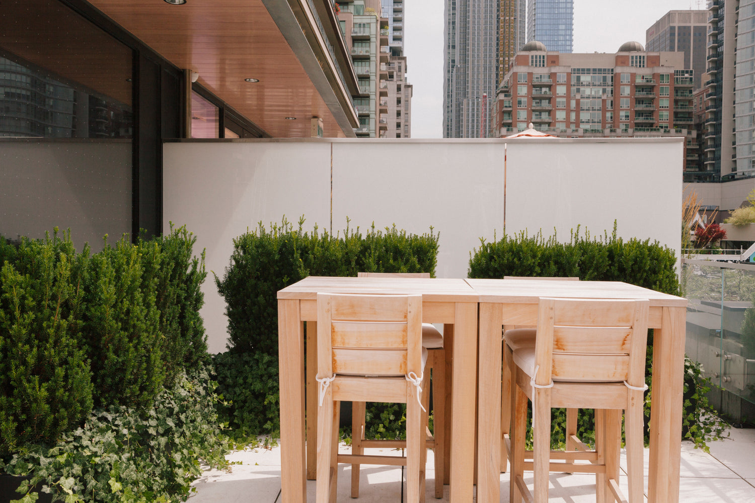 Retail Installation: Brunello Cucinelli Yorkville Perennial Patio Planters and Indoor Plants