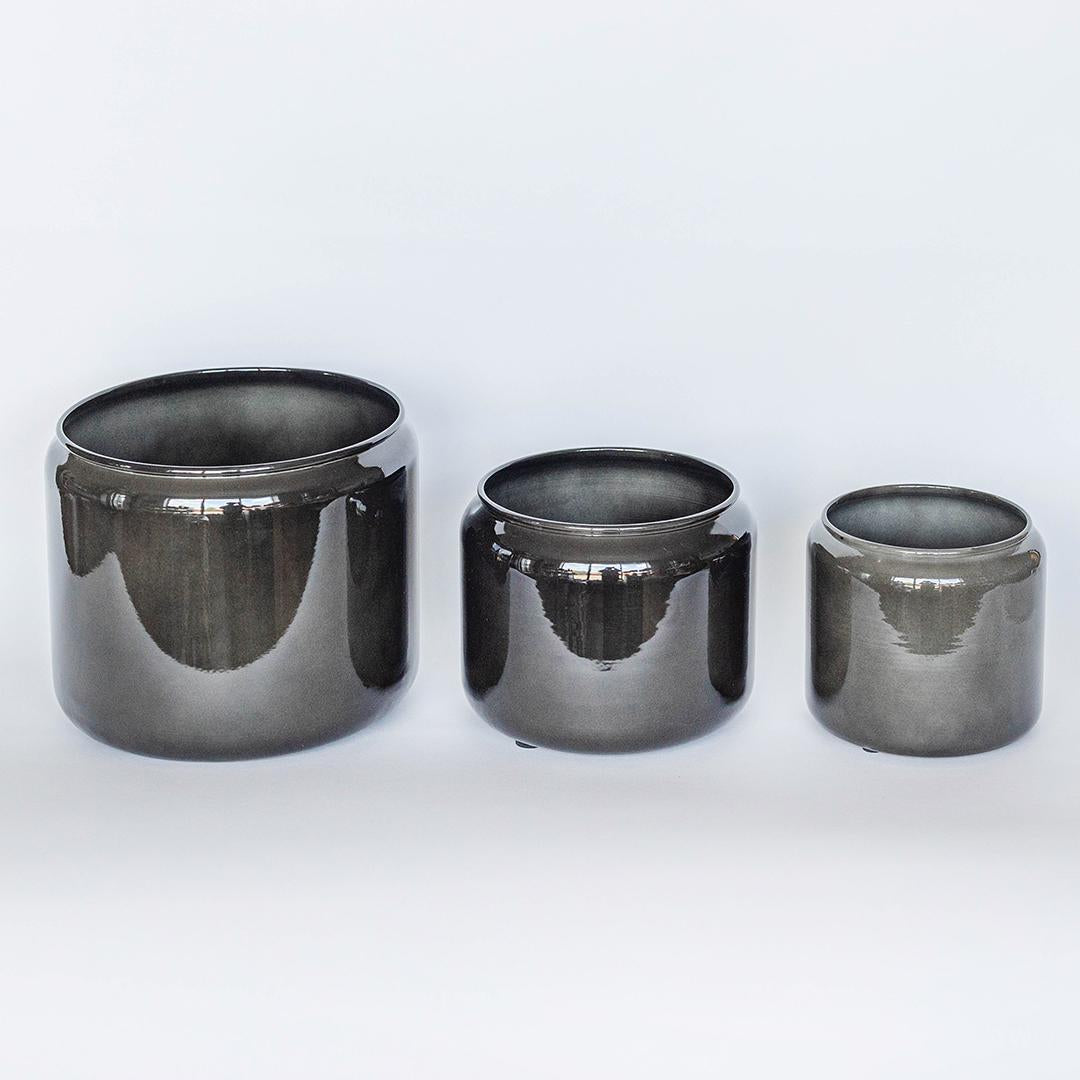 Strata Metal Planter | 9.8 inch Diameter
