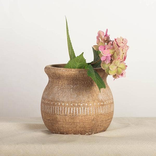 Cement Urn Planter | 6 inch Nursery Pot