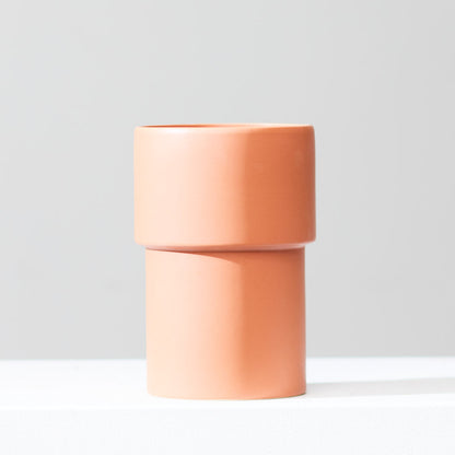 Vermillion Planter | 6 inch Nursery Pot — empty planter, studio photo — planter for sale by Promise Supply for delivery and pickup in Toronto.