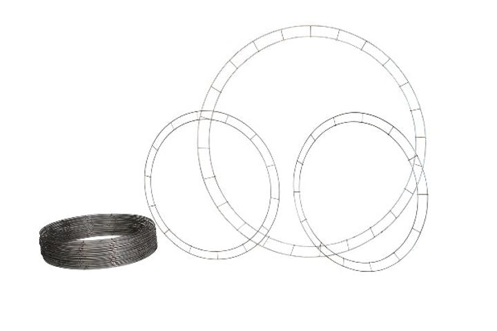 Double Rail Wreath Frame