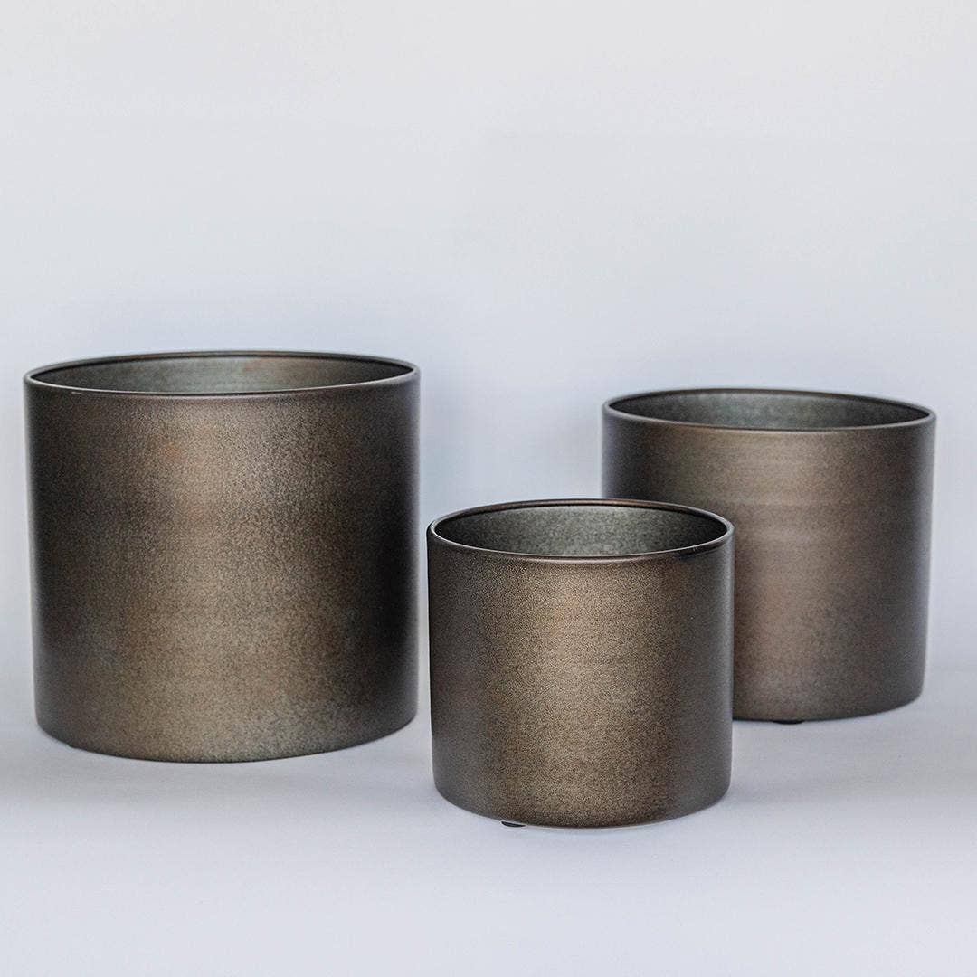 Hudson Metal Planter | 8.3 inch Diameter