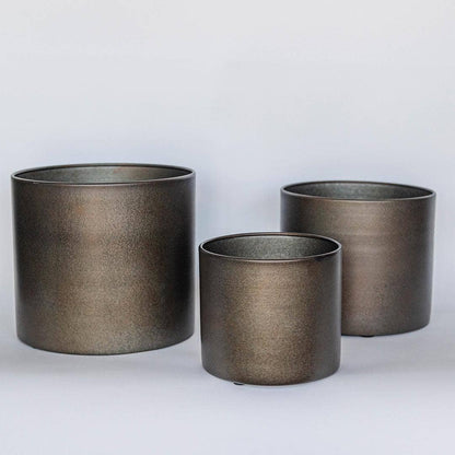 Hudson Metal Planter | 8.3 inch Diameter