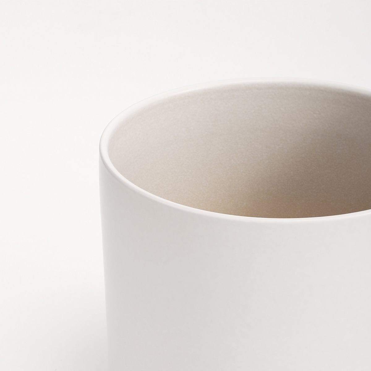 The Fourteen Ceramic Cylinder Planter | 14 inch Nursery Pot