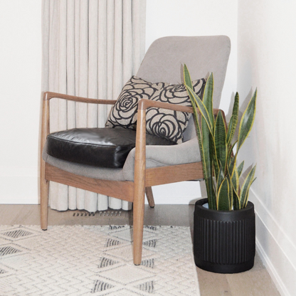 Fluted Cylinder Planter | Fits up to 14" Nursery Pot