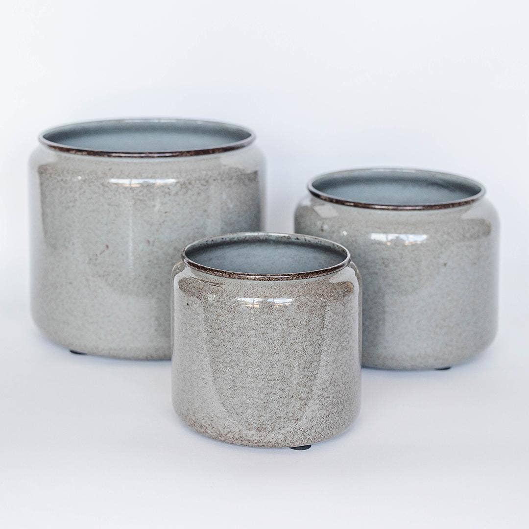 Strata Metal Planter | 9.8 inch Diameter