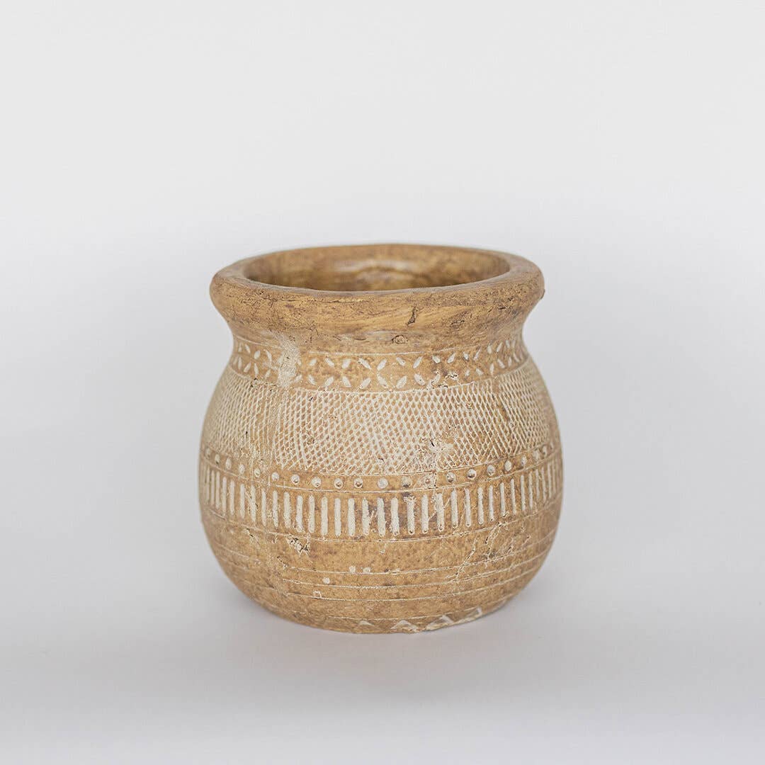 Cement Urn Planter | 6 inch Nursery Pot