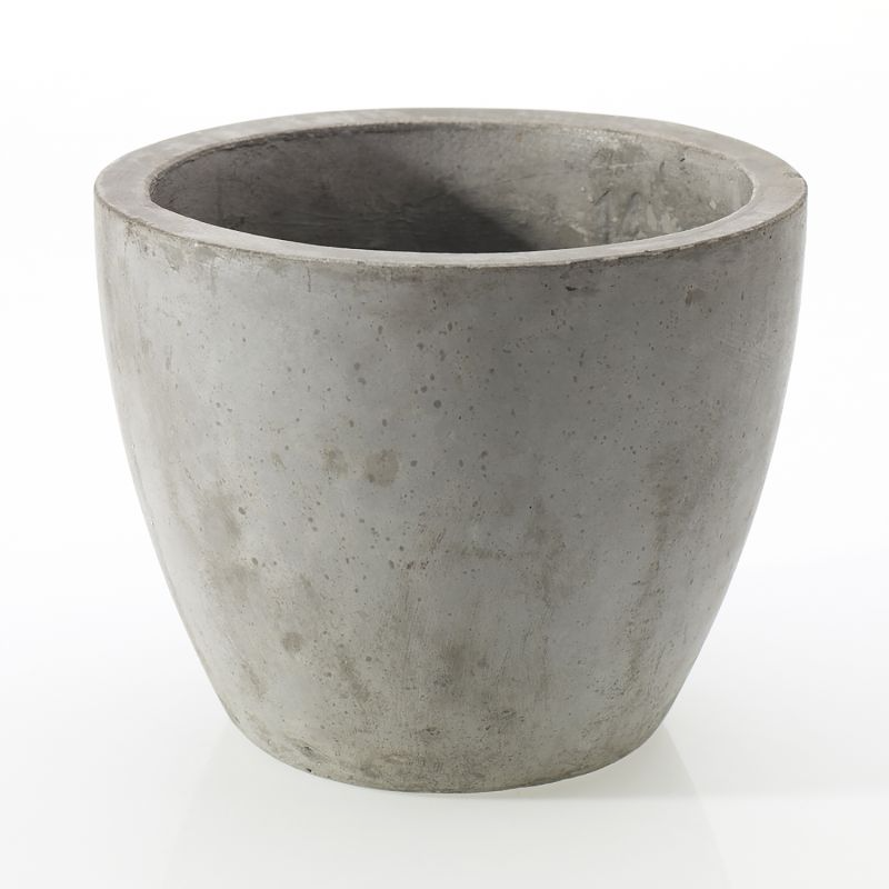 Newport Concrete Round Planter fits up to 5 inch Nursery Pot