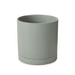 Romey Ceramic Pot with Drainage and Tray in 10 inch Diameter