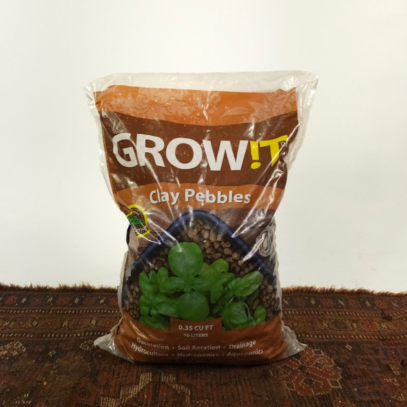GROW!T Clay Pebbles - Leca — Growing Medium product on white background — for sale by Promise Supply for delivery and pickup in Toronto.