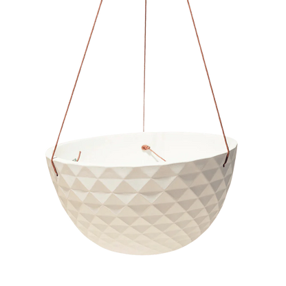 Mini Mofo Porcelain Modern Hanging Planter - Fits up to 6 Inch Nursery Pot