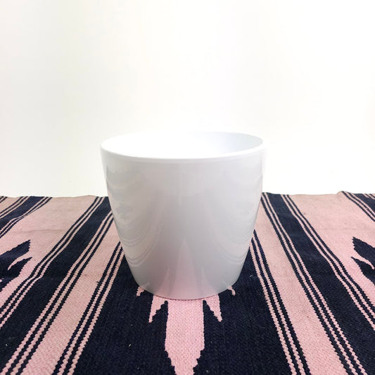 Marlow Planter | 10 inch Nursery Pot — with plant inside, studio photo — planter for sale by Promise Supply for delivery and pickup in Toronto.