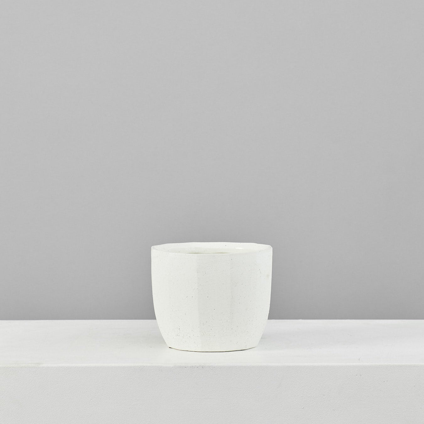 Bona Textured Planter | 6 inch Nursery Pot — empty planter, studio photo — planter for sale by Promise Supply for delivery and pickup in Toronto.