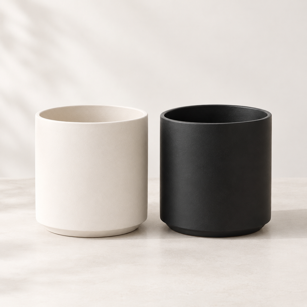 The Ten Ceramic Cylinder Planter | 10 inch Nursery Pot