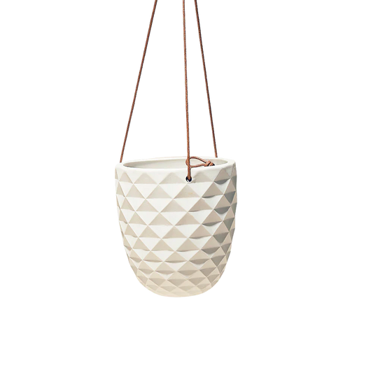 Thimble Porcelain Modern Hanging Planter | 5 Inch Nursery Pot