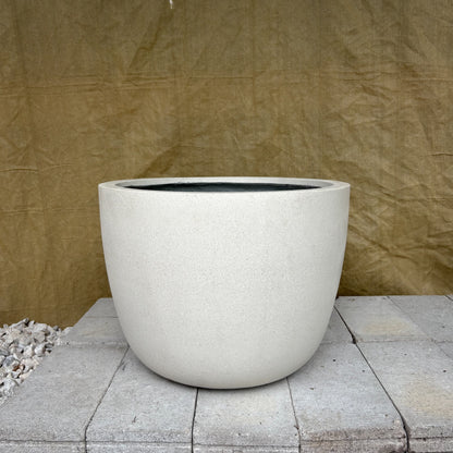 Round Ficonstone Planter | 14 x 10.8 inches