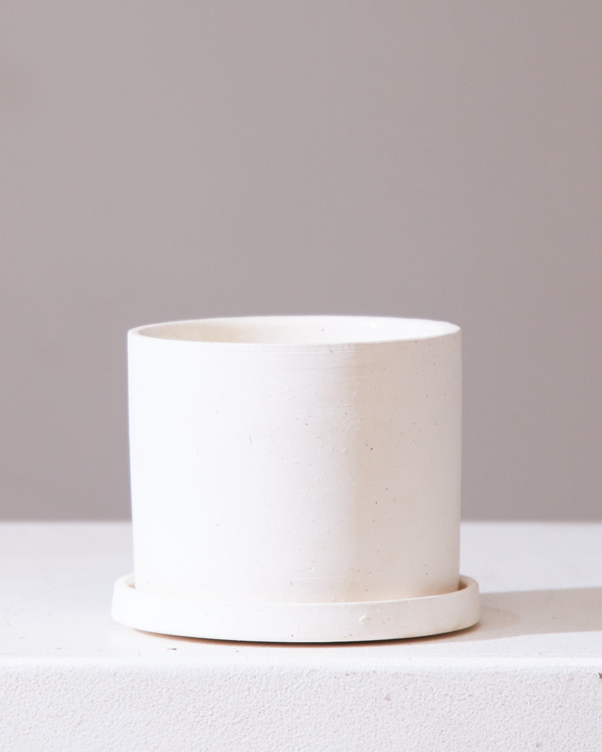 Small Pot with Saucer | 5 inch Diameter